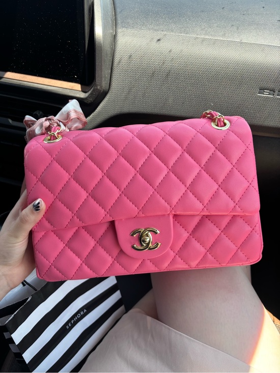 CHANEL Handbags - Jumbo Classic Quilted Pink Flap Bag